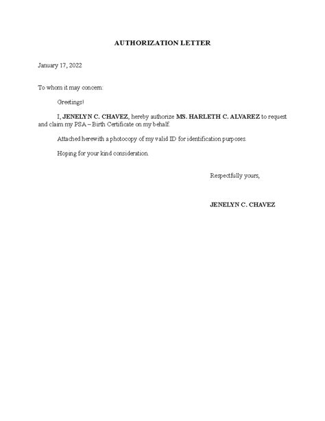 how to make authorization letter in bisaya|How to write Authorization Letter .